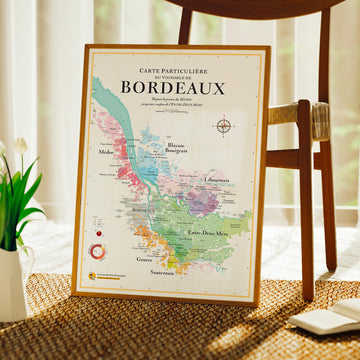 Wine Map of Bordeaux