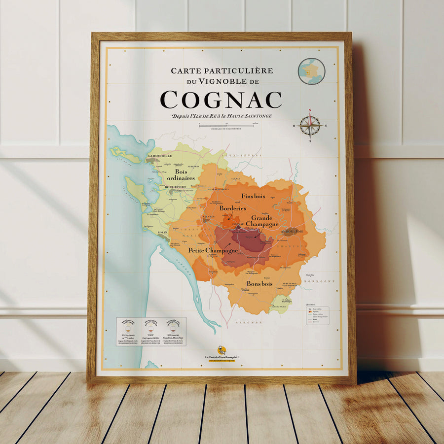 carte cognac map