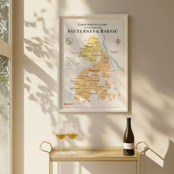 Carte des Vins de Sauternes et Barsac